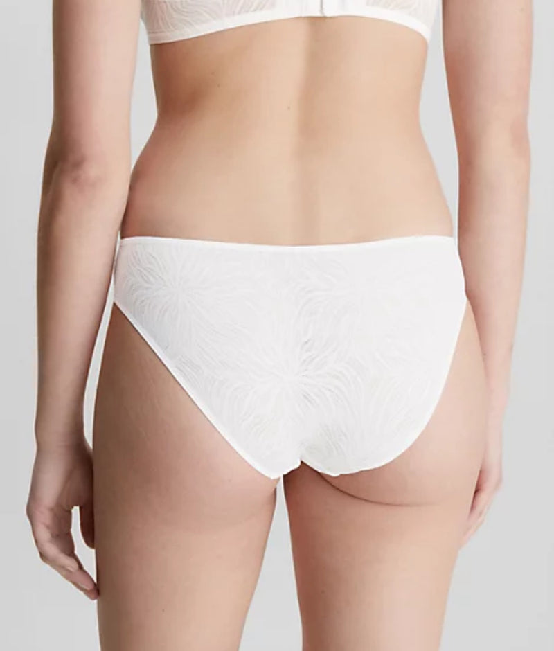 Calvin Klein Sheer Marquisette Brief In White