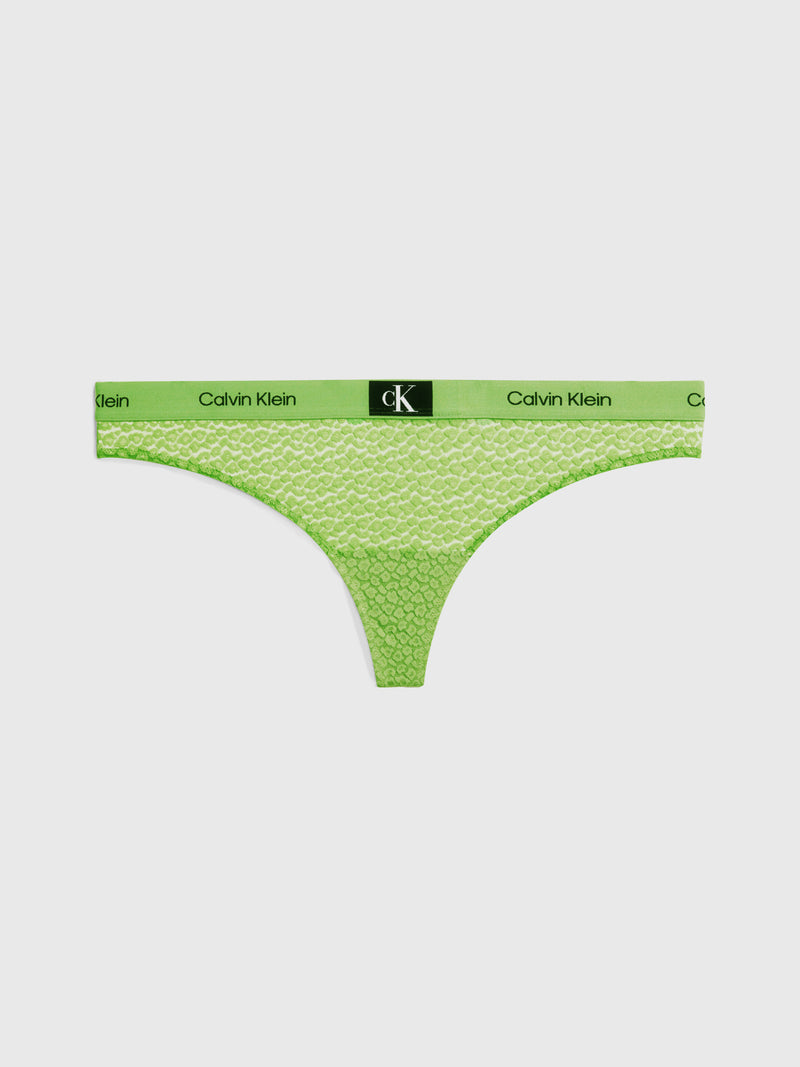 Calvin Klein Modern Thong In Fabulous Green – Mish