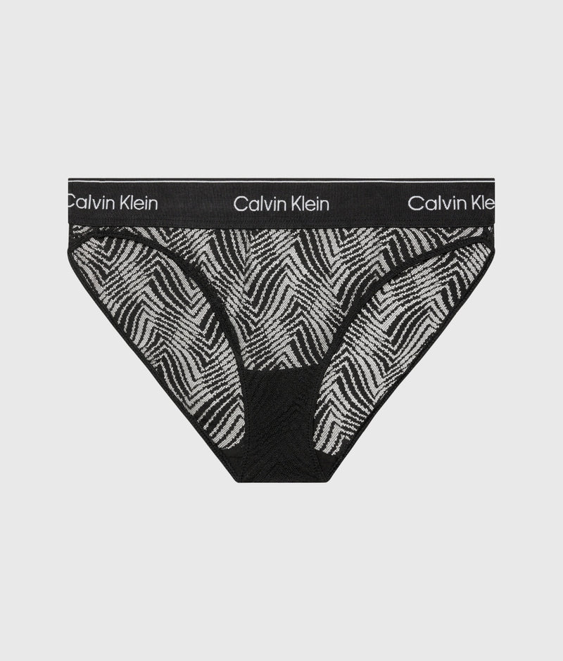 Calvin Klein Lace Bikini Brief In Black