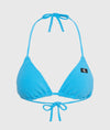 Calvin Klein Triangle Bikini Top In Malibu Blue