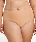 Evelyn Bobbie High Waisted Brief in Himalayan Salt