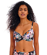 Freya Kamala Bay Plunge Bikini Top in Midnight