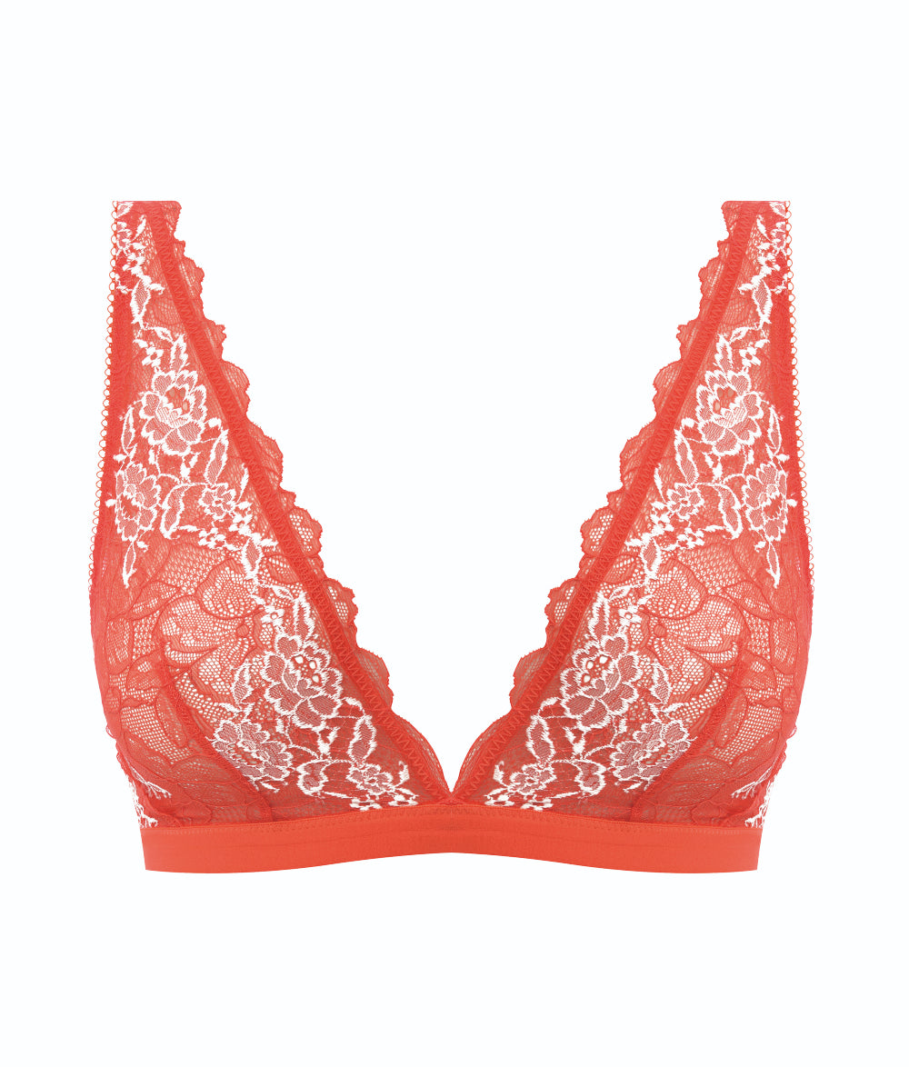 Wacoal Lace Perfection Non Wired Bralette In Fiesta – Mish