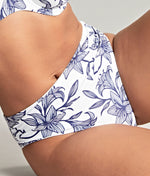 Panache Olivia Midi Gather Bikini Brief in Capri Print