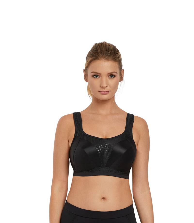 Freya Dynamic Non Wired Sports Bra in Jet or Khaki – Mish